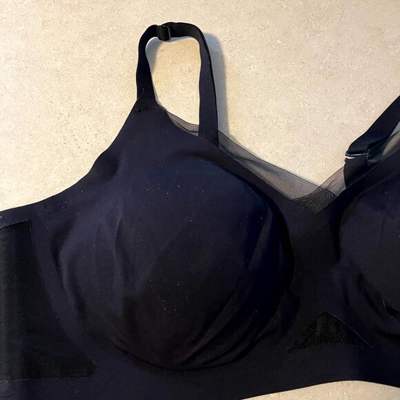 Honeylove Bra Crossover Liftwear Black Wireless Size 3X Convertible Stretch - Picture 2 of 6